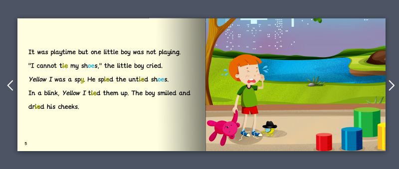 Stage 7 Fiction book by Monster Phonics example